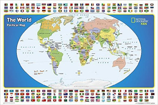 The world for kids : laminated