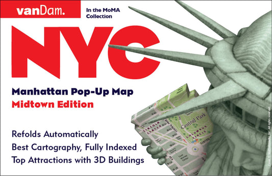 NYC : Manhattan pop-up map : midtown edition