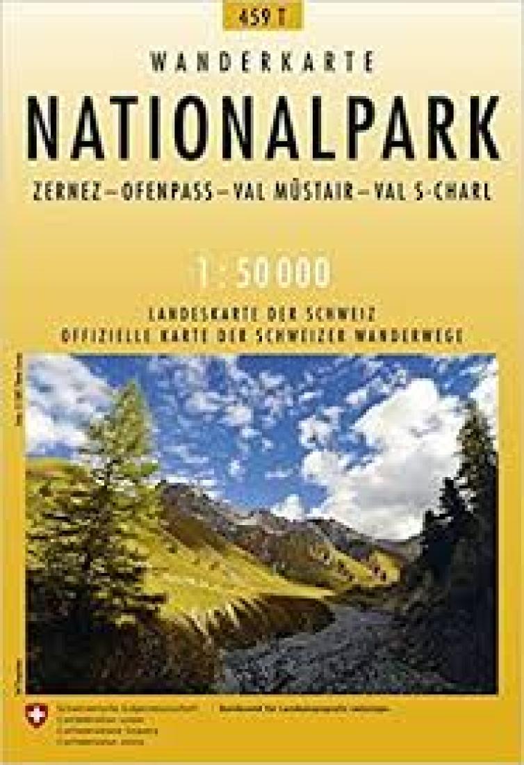 Nationalpark : Switzerland 1:50,000 Topographic Hiking Series #459T