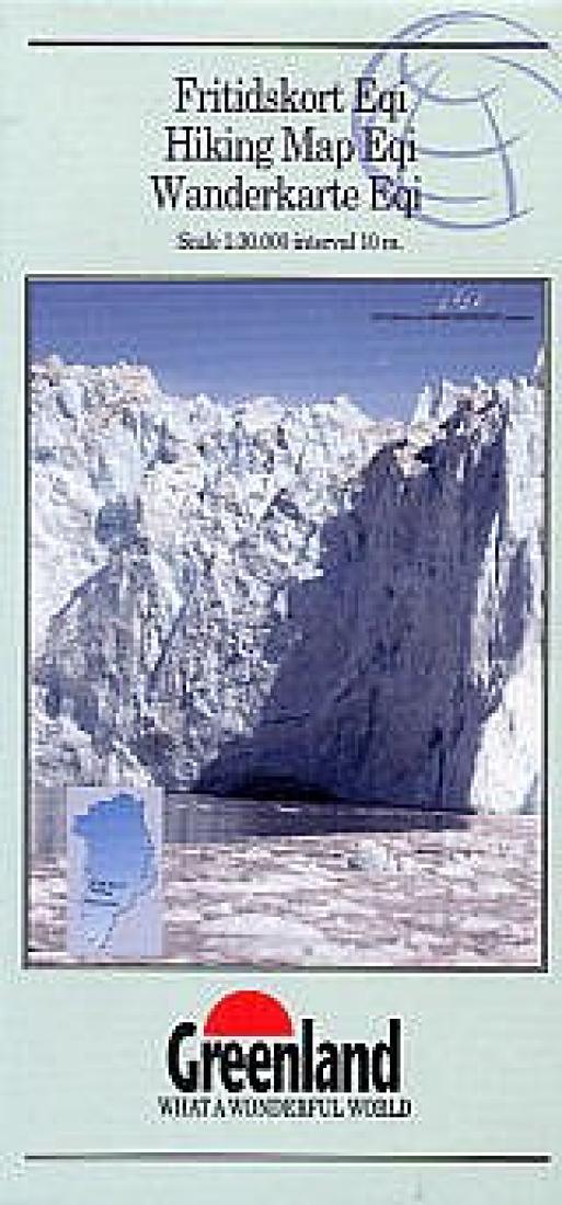 Hiking Map Eqi 1:30,000