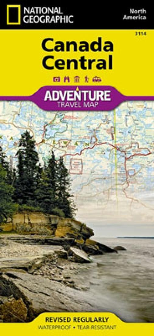 Canada, Central Adventure Map 3114