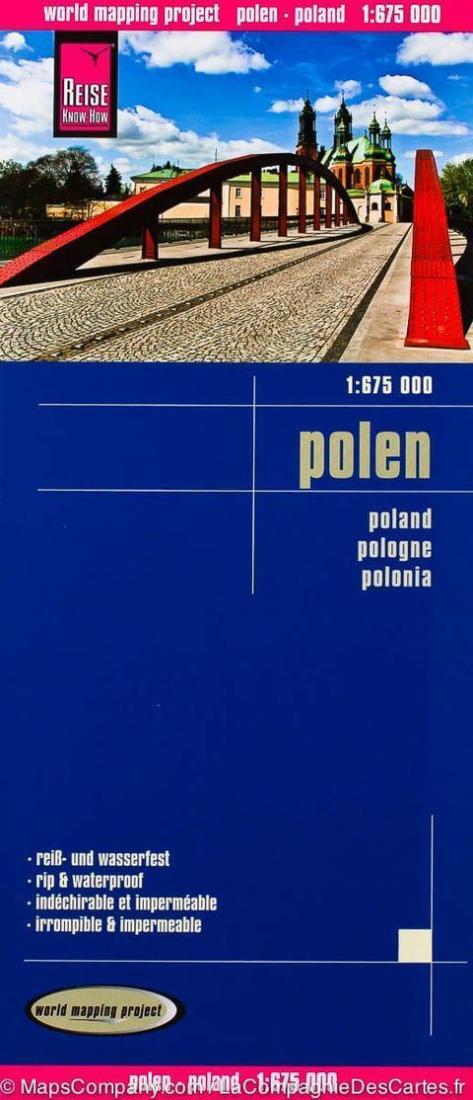 Polen : 1:675 000 = Poland : 1:675 000 = Pologne : 1:675 000 = Polonia : 1:675 000 : 1:675 000