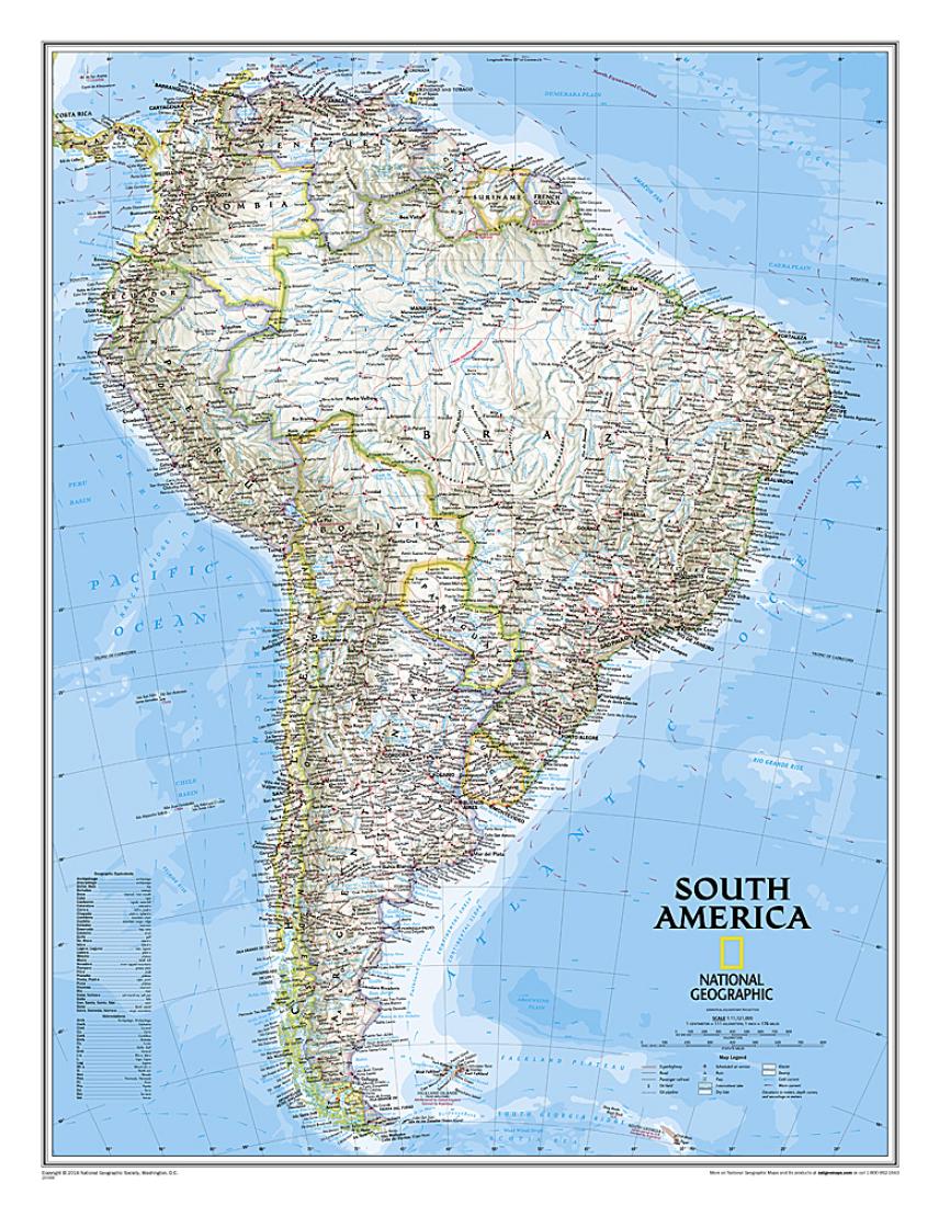 South America [classic, tubed]