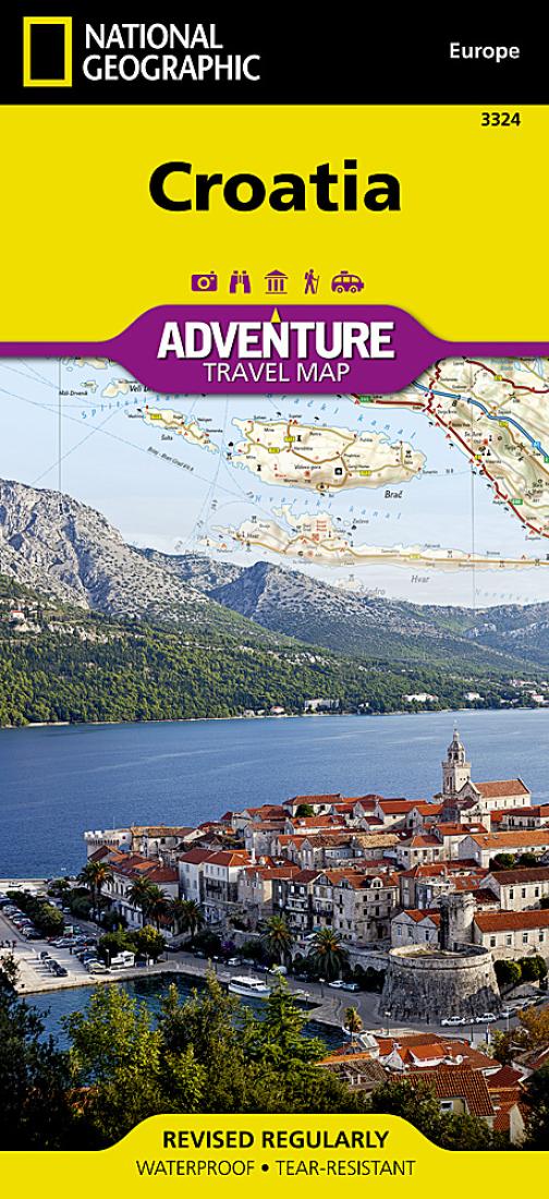 Croatia Adventure Map 3324