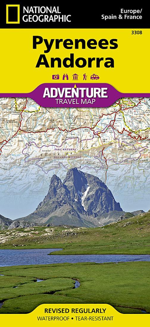 Pyrenees and Andorra Adventure Map 3308