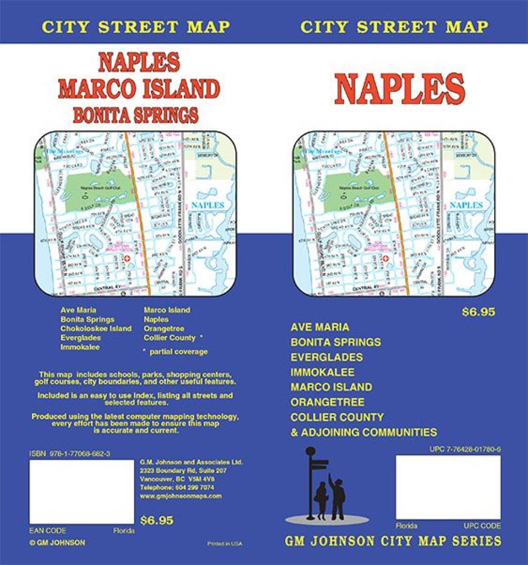 Naples : city street map = Naples : Marco Island : Bonita Springs : city street map