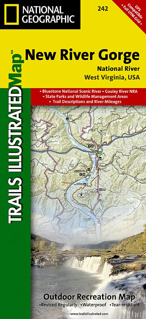 New River Gorge Trail Map West Virginia