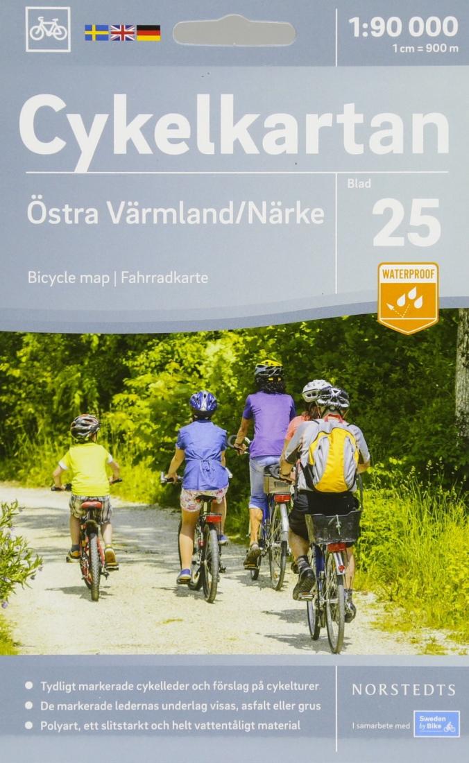 Cykelkartan Blad 25 Östra Värmland/Närke