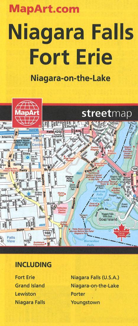 Niagara Falls and Fort Erie : Street Map