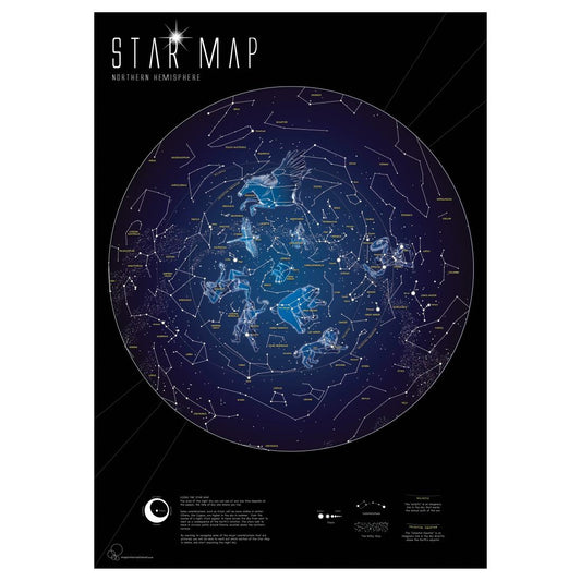 Glow in the Dark Star Chart