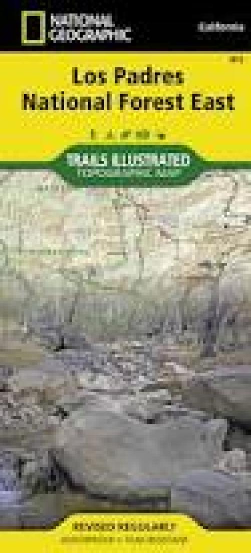 Los Padres National Forest east : California, USA :outdoor recreation map