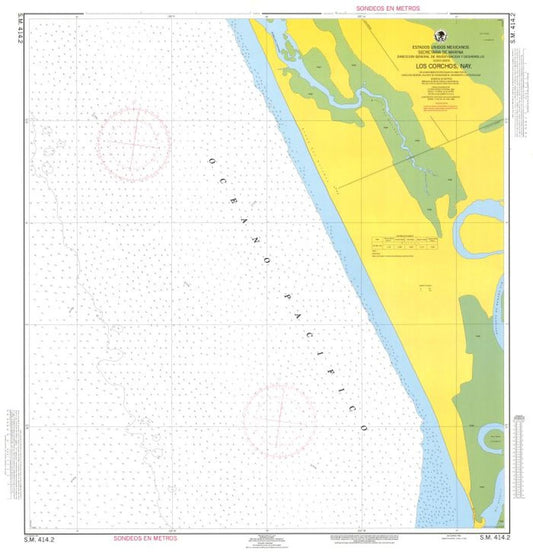 LOS CORCHOS, NAY. - 414.2 - Mexico Nautical Charts by SEMAR