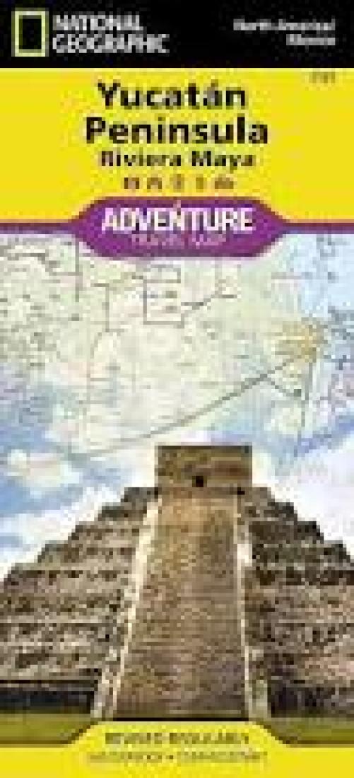 Yucatan, Mexico Adventure Map 3105