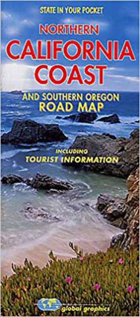 Northern California coast and southern Oregon road map