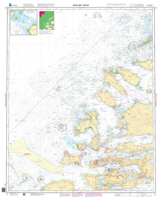 Breidsundet - Fjørtoft - 31 - Norway Kartverket Nautical Charts