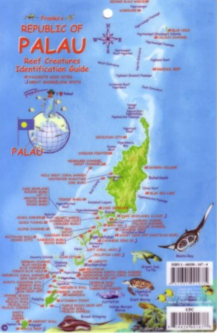 Franko's Republic of Palau : reef creatures identification guide