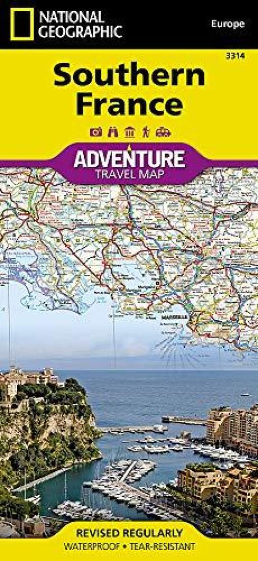 France, Southern Adventure Map 3314