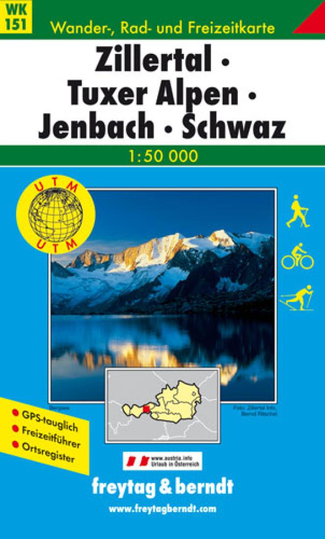 Zillertal : Tuxer Alpen : Jenbach : Schwaz