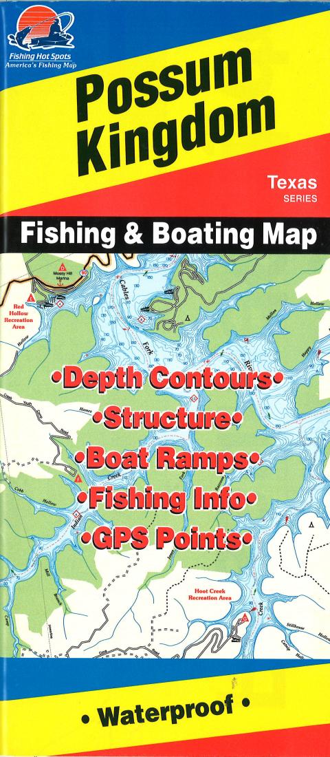 Fishing Maps-Possum Kingdom Lake