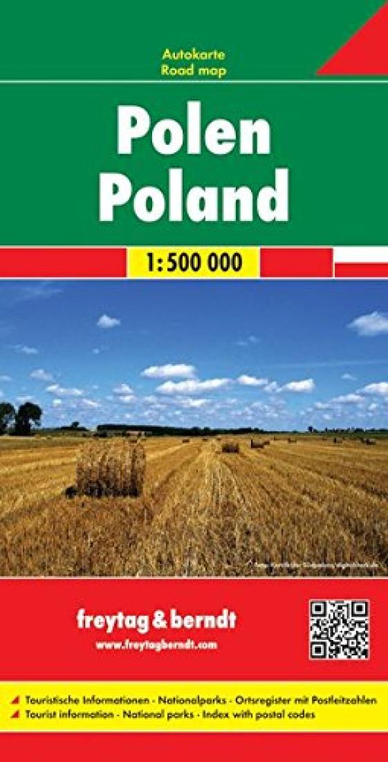 Poland 1:500,000 Road Map