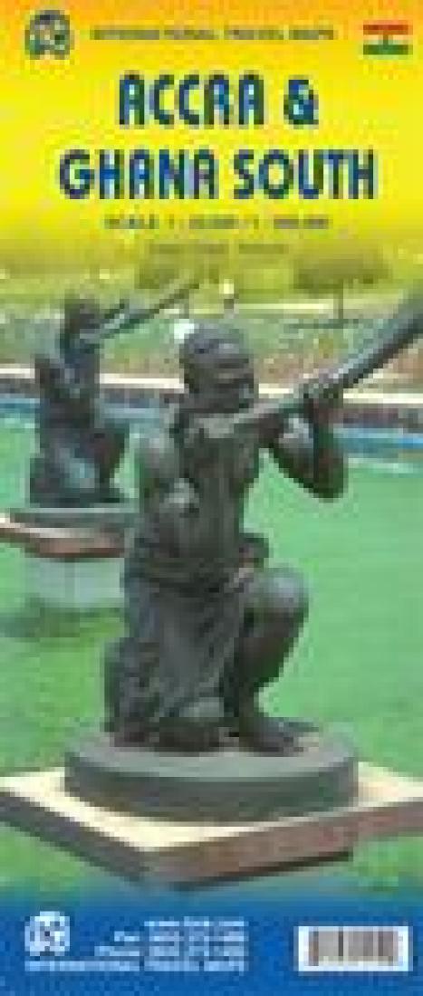 Accra & Ghana South Travel Map