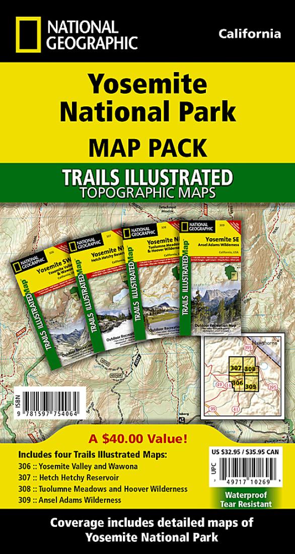Yosemite National Park : map pack