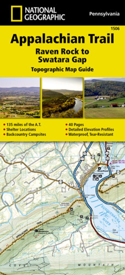 Appalachian Trail : Raven Rock to Swatara Gap : topographic map guide