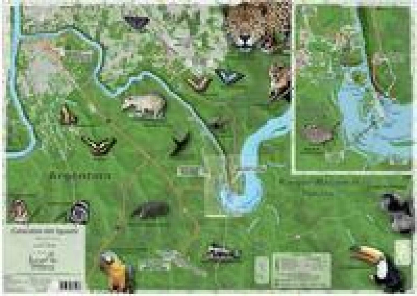 Iguazu Falls Hiking Map