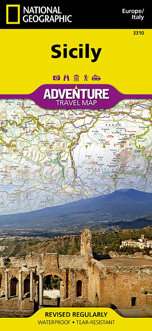 Sicily, Italy Adventure Map 3310