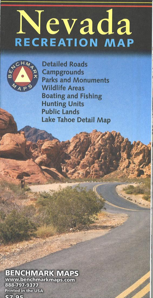 Nevada : recreation map