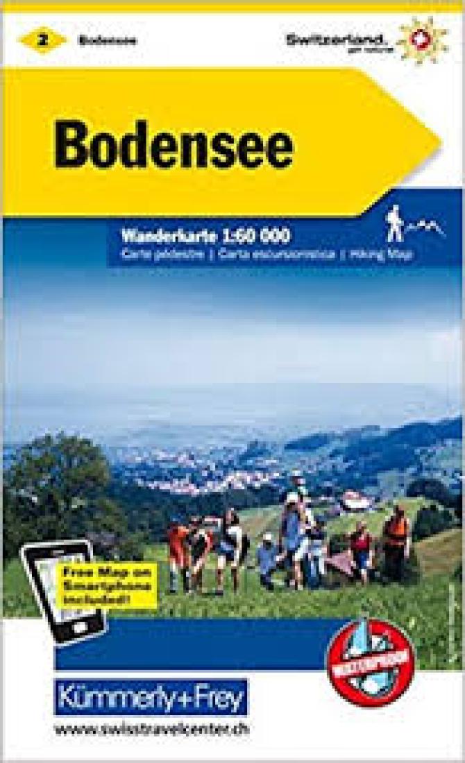 Bodensee : Switzerland Hiking Map #2