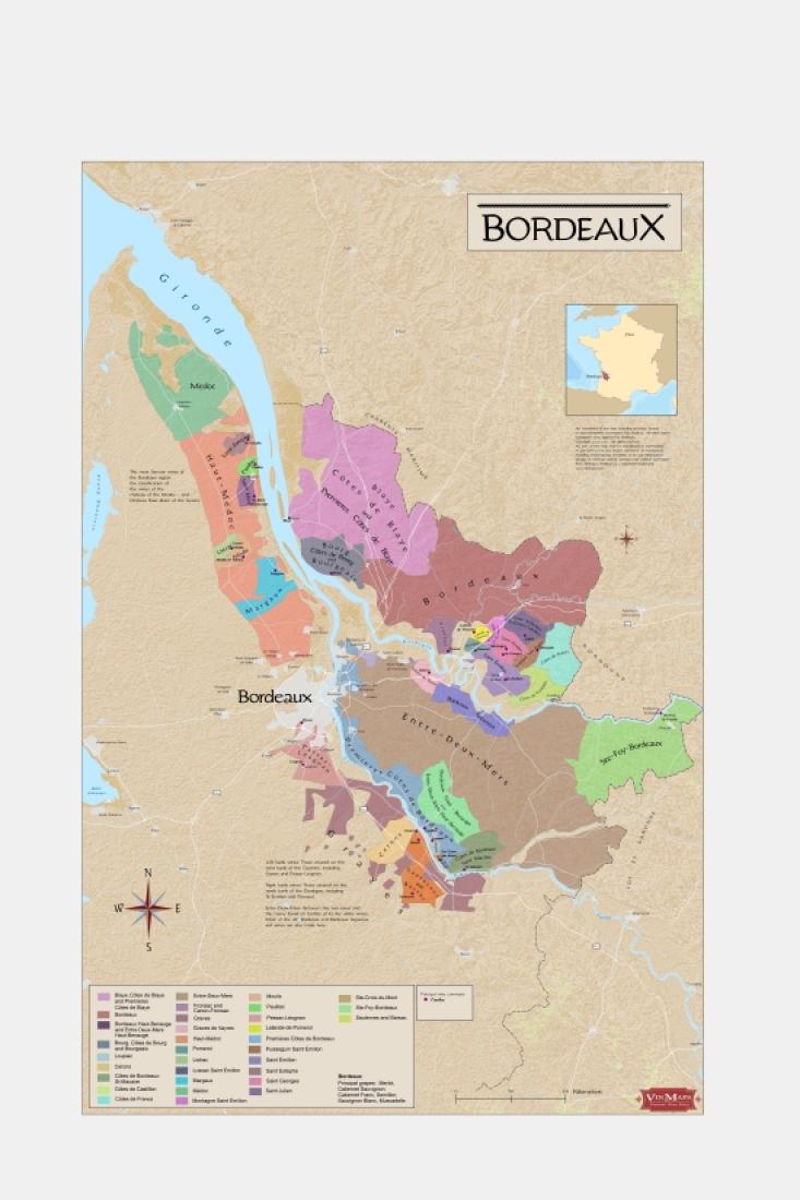 Bordeaux [wine region 32x21]