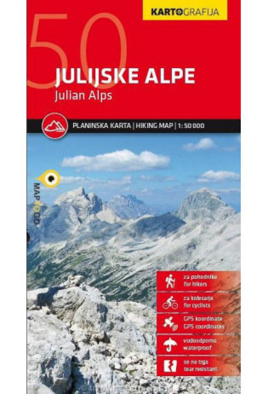 Julian Alps Hiking Map