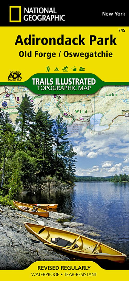 Adirondack Park : Old Forge/Oswegatchie : Trails illustrated : topographic map