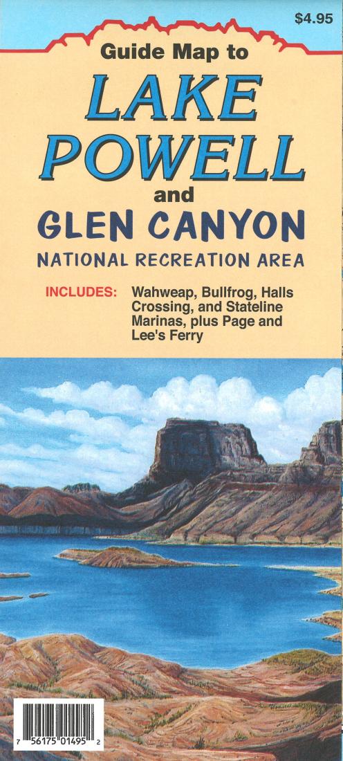 Guide map to : Lake Powell and Glen Canyon national recreation area