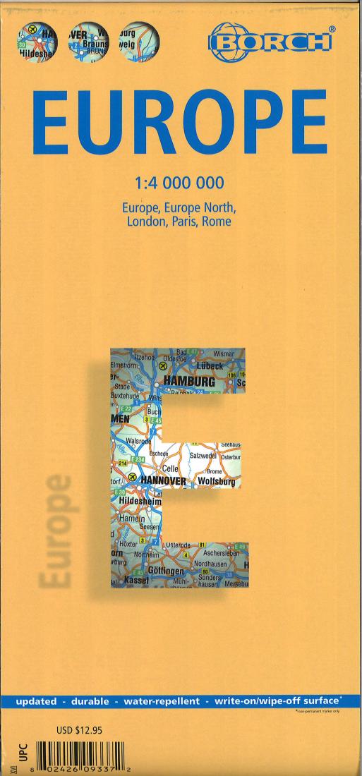 Europe : 1:4,000,000 = Europa : 1:4,000,000