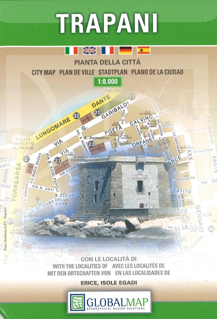 Trapani : pianta della citta