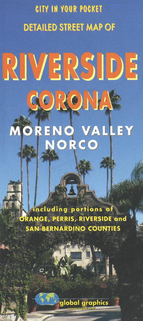 Riverside & Corona City Map