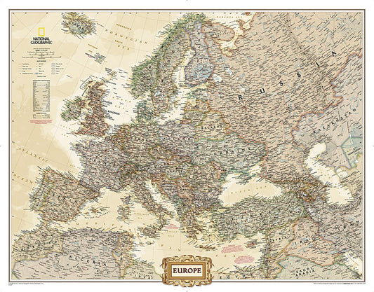 Europe executive mural map