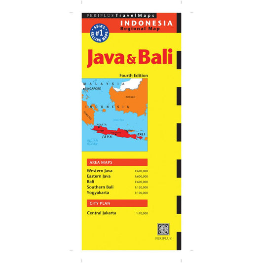 Java & Bali Travel Map Fourth Edition