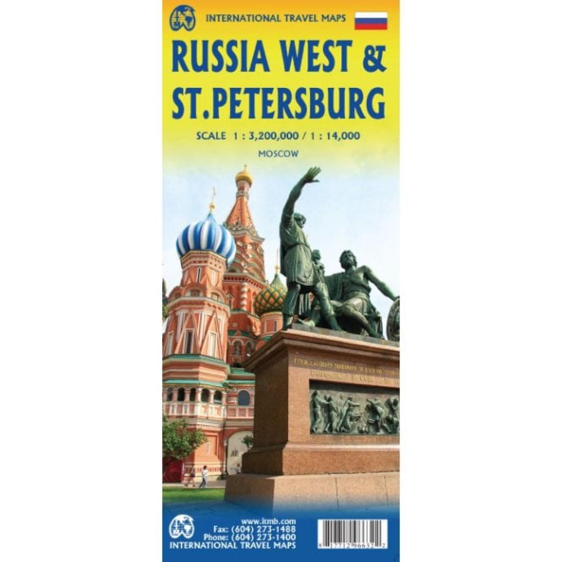 Russia West / St. Petersburg Map