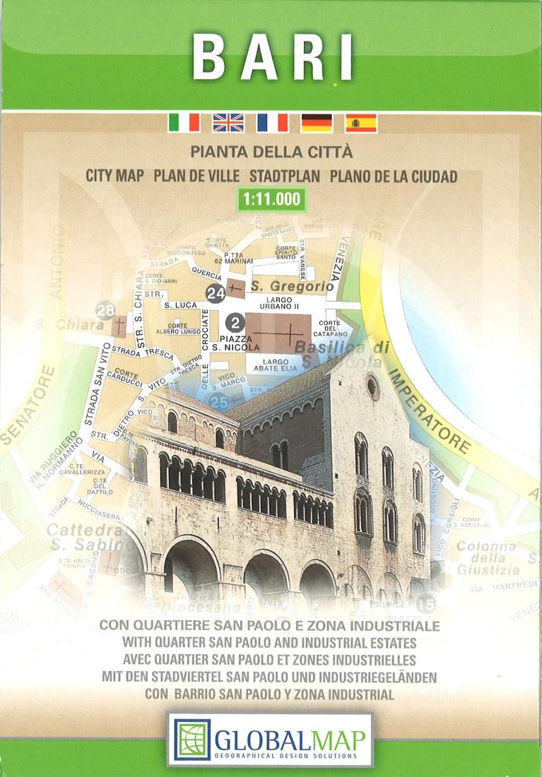 Bari : pianta della citta