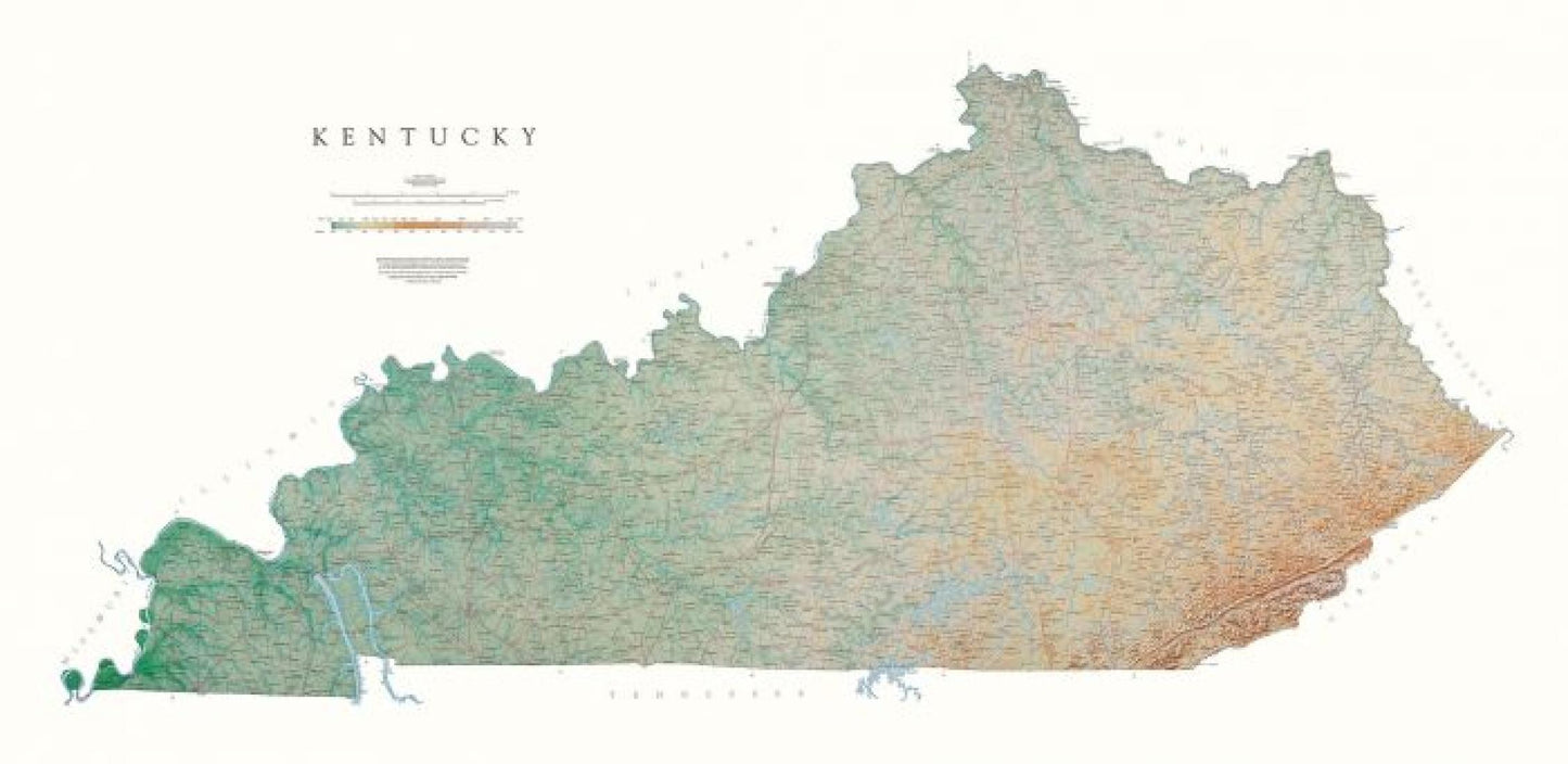 Kentucky [Physical, 29x58]