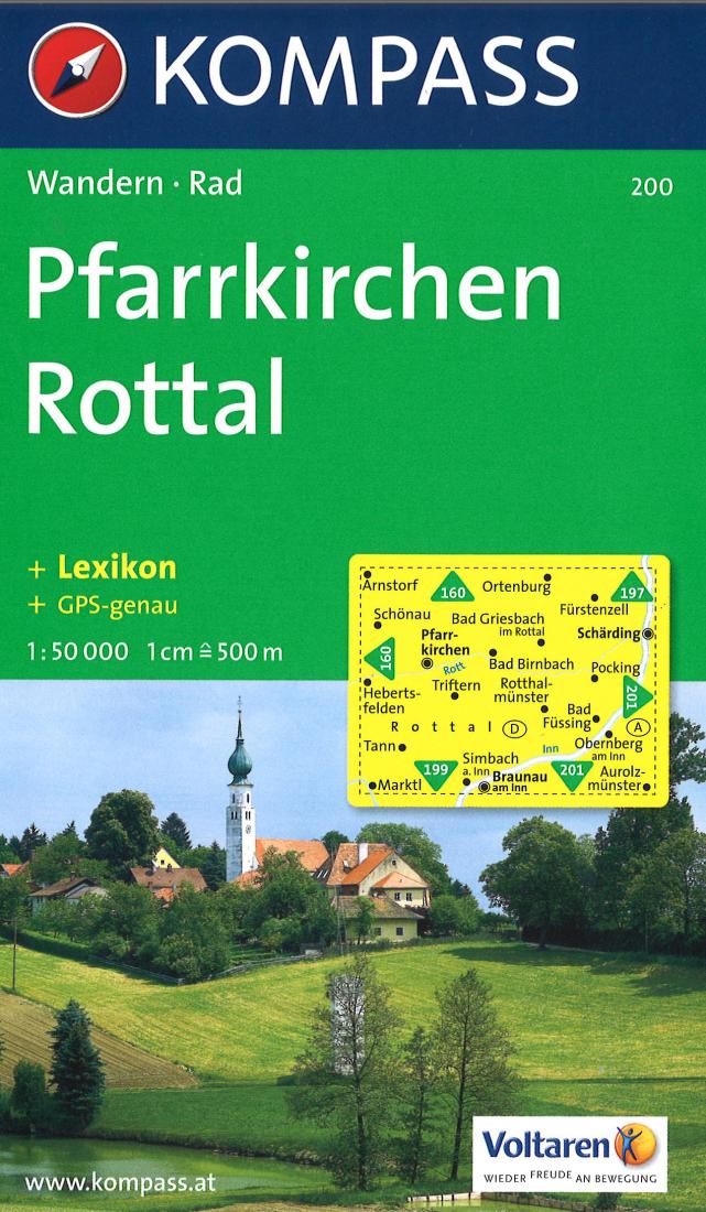Pfarrkirchen -Rottal Hiking Map & Guide