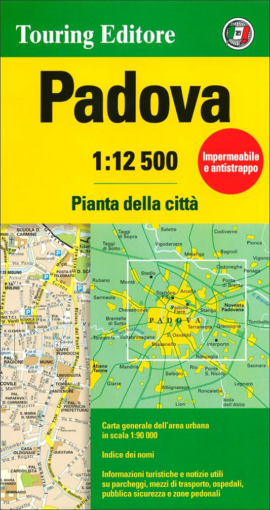 Padova : pianta della città = Padua : map of the city = Padoue : plan de la ville = Padua : stadtplan = Padua : mapa de la ciudad