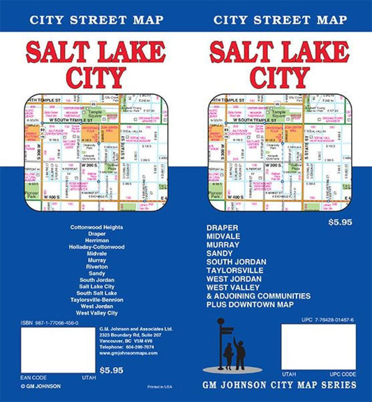 Salt Lake City: City Street Map