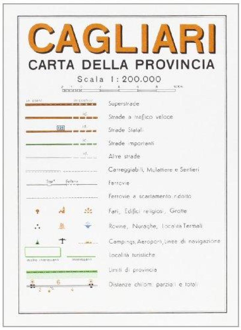 Cagliari : carta della provincia