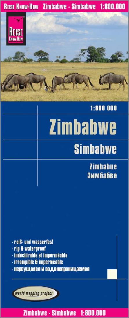 Zimbabwe : 1:800 000 = Simbabwe : 1:800 000 = Zimbabue : 1:800 000 : 1:800 000