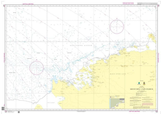 Mount Siple - Cape Colbeck - 549 - Norway Kartverket Nautical Charts