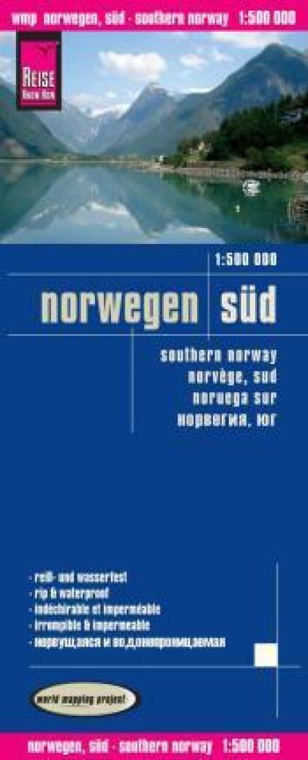 Norway, South : 1:500 000 = Norwegen, Süd : 1:500 000 = Norvége, Sud : 1:500 000 = Noruega sur : 1:500 000, : 1:500 000